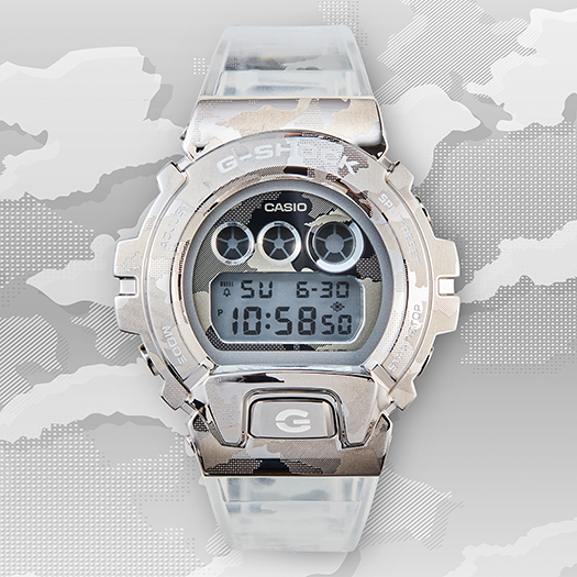 นาฬิกา Casio G-SHOCK Special Color SKELETON CAMOUFLAGE series รุ่น GM-6900SCM-1 ของแท้ รับประกัน1ปี