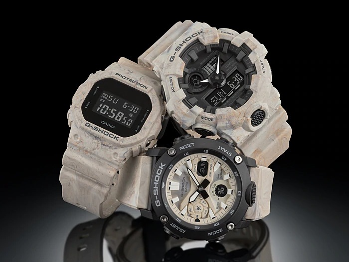 นาฬิกา Casio G-SHOCK Special Color UTILITY WAVY MARBLE series รุ่น GA-2000WM-1A ของแท้ รับประกัน1ปี