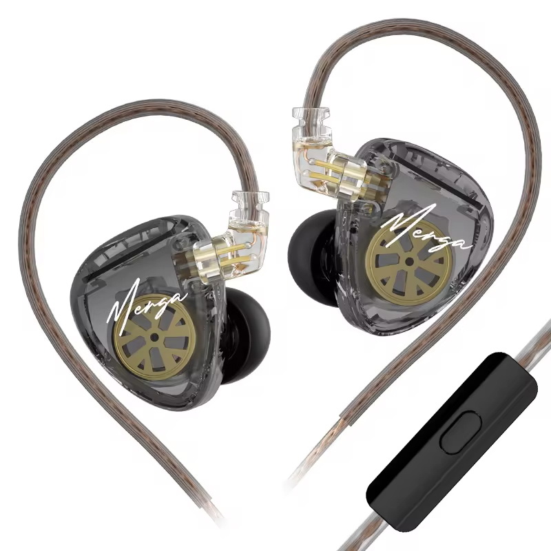 KZ Merga หูฟัง IEMs 2 ไดรเวอร์ Dynamic เบสทรงพลัง เส้นโค้งเสียงที่ดีเยี่ยม ประกันศูนย์ไทย