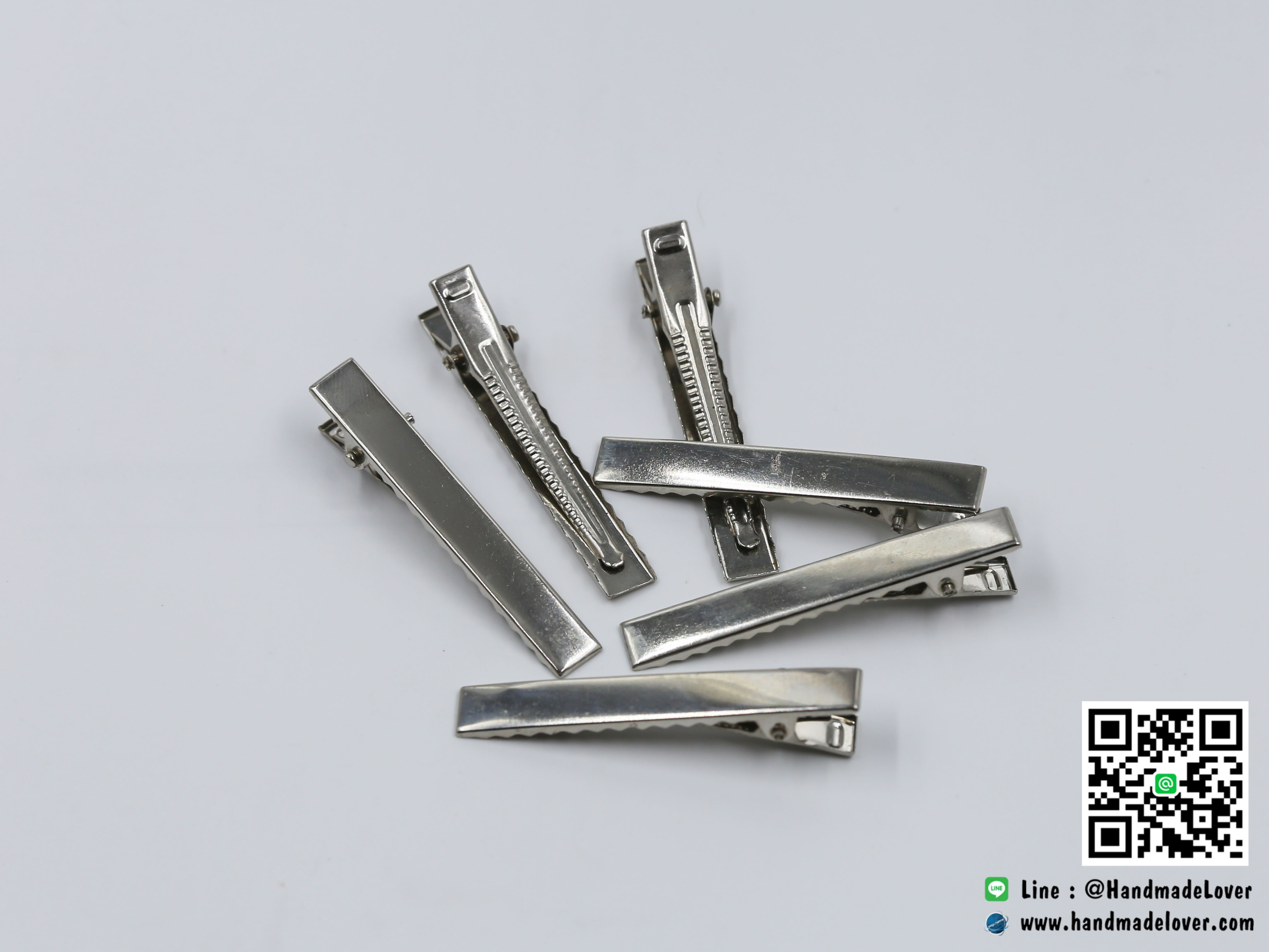 โครงกิ๊บปากเป็ด สีนิเกิล