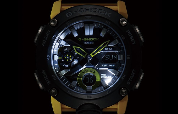 นาฬิกา Casio G-Shock ANALOG-DIGITAL GA-2000 series รุ่น GA-2000-1A9 ของแท้ รับประกัน1ปี