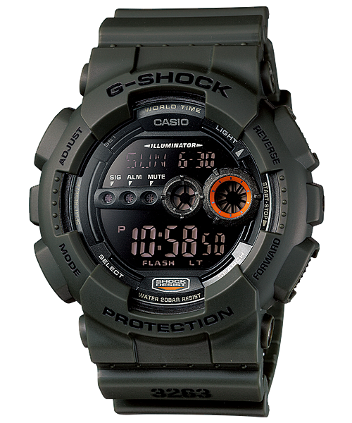 นาฬิกา คาสิโอ Casio G-Shock Limited Military Series รุ่น GD-100MS-3ER(Europe) “Gundam Dark Hound” **สินค้าหายากมาก ของแท้ รับประกัน1ปี