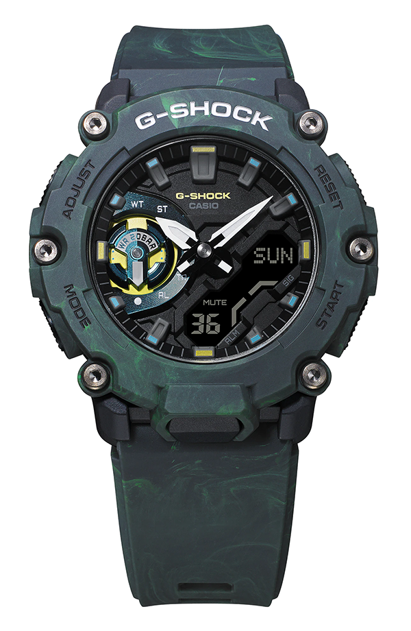 นาฬิกา Casio G-Shock Special Color MYSTIC FOREST series รุ่น GA-2200MFR-3A ของแท้ รับประกัน1ปี