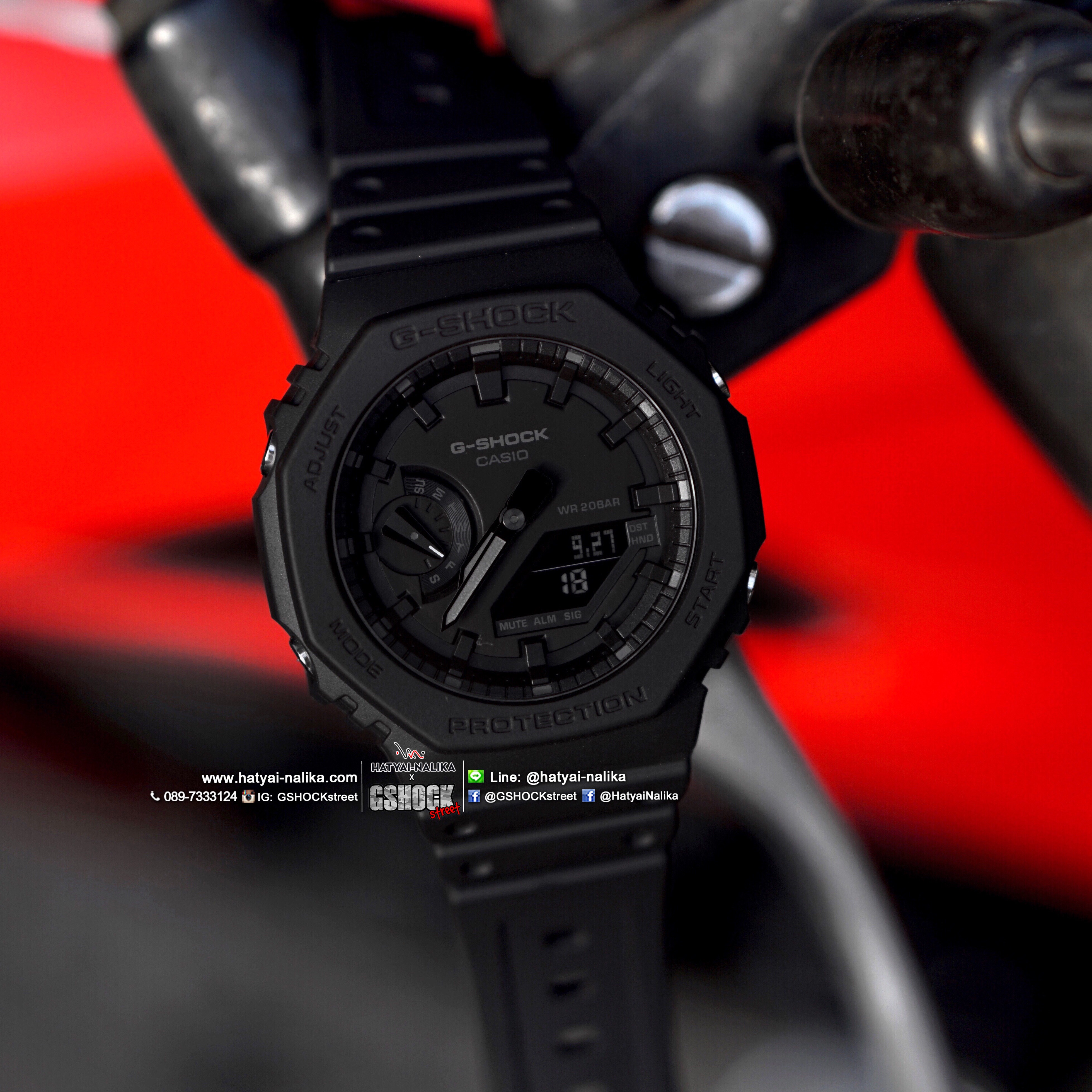 นาฬิกา Casio G-Shock ANALOG-DIGITAL GA-2100 series รุ่น GA-2100-1A1 ของแท้ รับประกัน1ปี