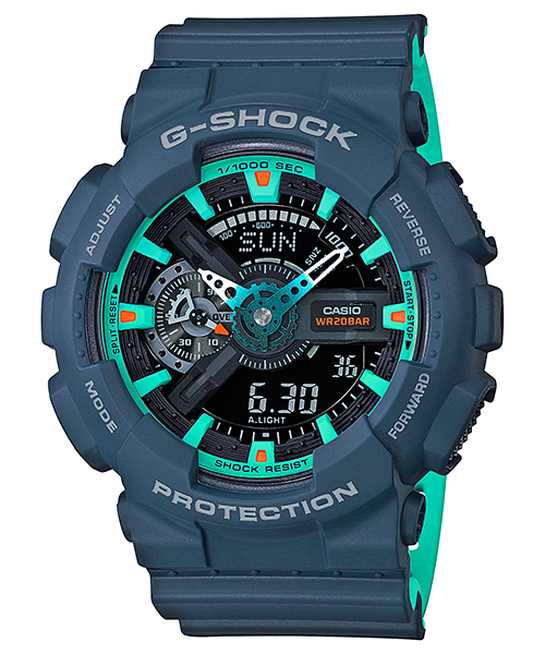 นาฬิกา Casio G-Shock Limited Cool Navy Blue Color series รุ่น GA-110CC-2A ของแท้ รับประกัน1ปี