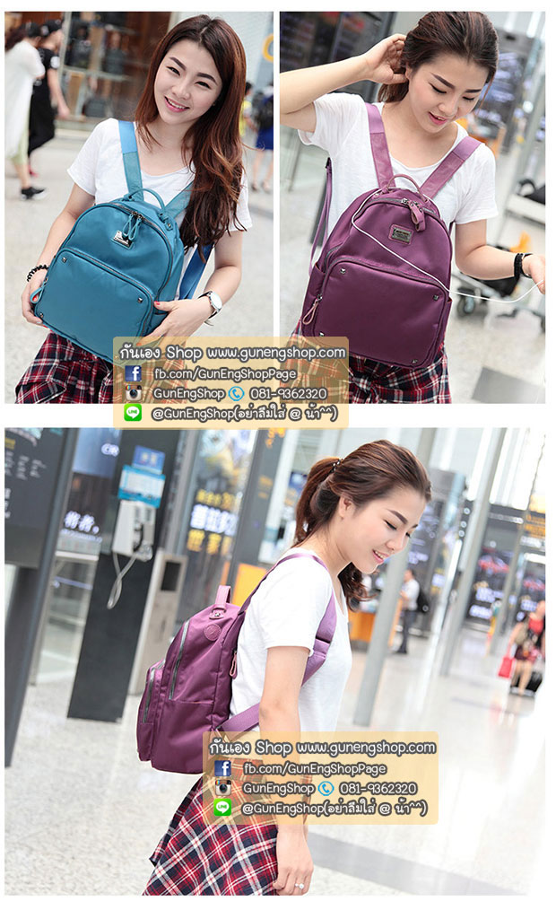 กระเป๋ากล้องเป้สะพายหลัง ผ้ากันน้ำ รุ่น Mini Camera Backpack