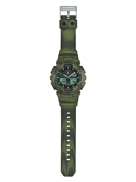 นาฬิกา Casio G-Shock Limited model Marble Camouflage series รุ่น GA-100MM-3A ของแท้ รับประกัน 1 ปี
