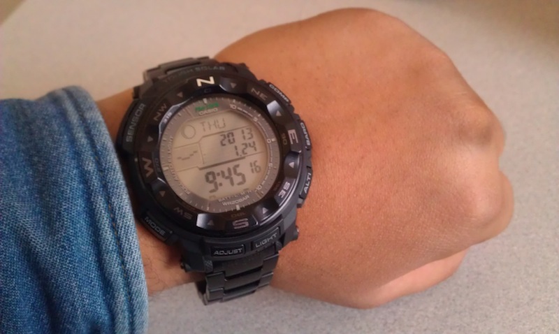 นาฬิกา คาสิโอ Casio PRO TREK ANALOG INDICATOR รุ่น PRG-550BD-1D