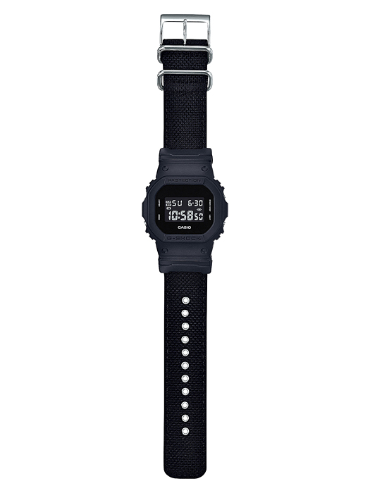 นาฬิกา Casio G-Shock Limited Black out Basic Nilon band series รุ่น DW-5600BBN-1 ของแท้ รับประกัน1ปี