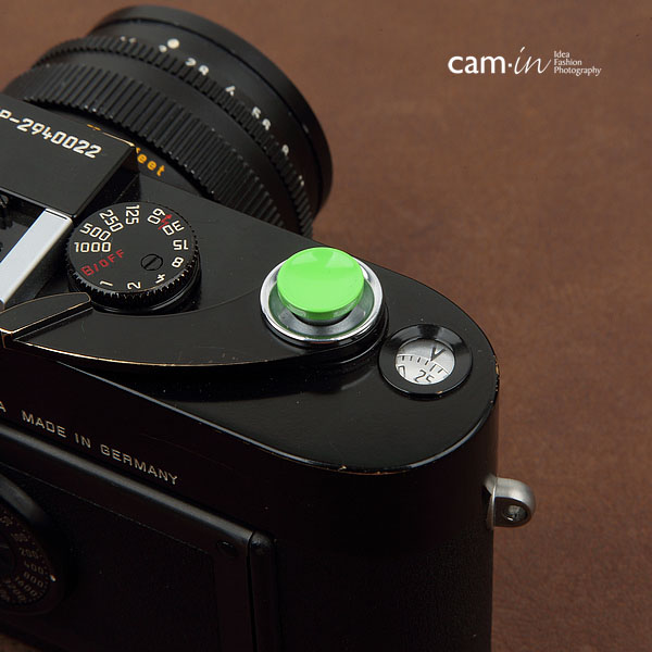 Soft Shutter Release รุ่น 11 mm ปุ่มเว้าลง สีเขียว กดง่ายสะดวก สำหรับ Fuji XT20 XT10 XT2 XE2 X20 X100 XE1 Leica ฯลฯ