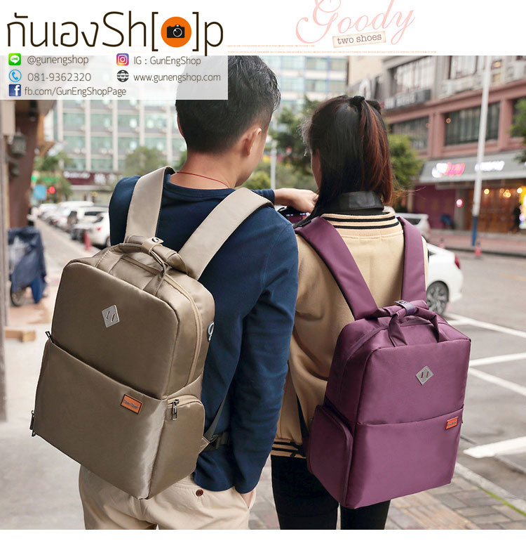กระเป๋ากล้องเป้สะพายหลัง ผ้ากันน้ำ รุ่น Mini Camera Backpack Size L