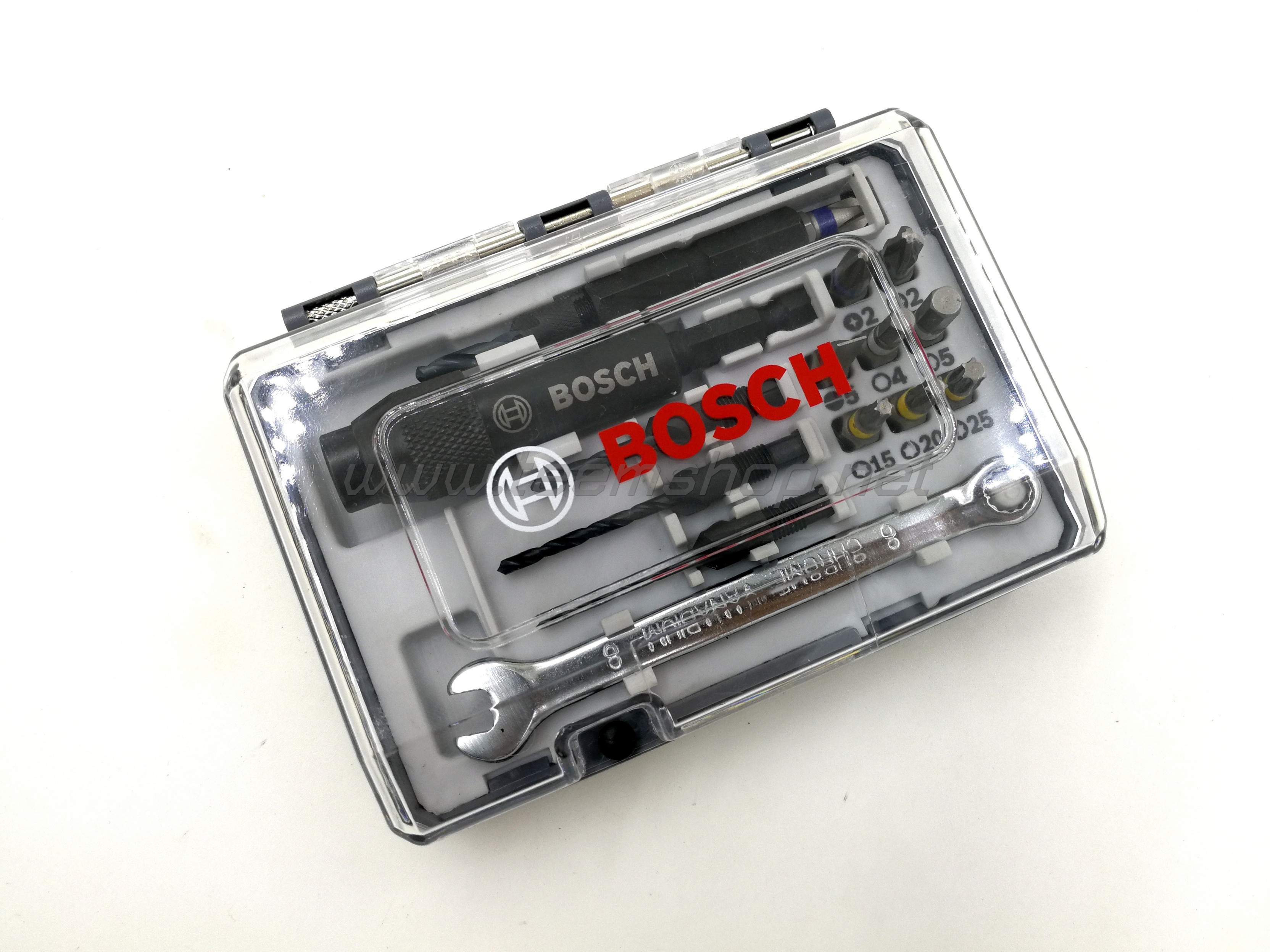 2607002786 BOSCH ชุดดอกเจาะเคาเตอร์ซิงค์และดอกไขควง 20ตัวชุด counter sink