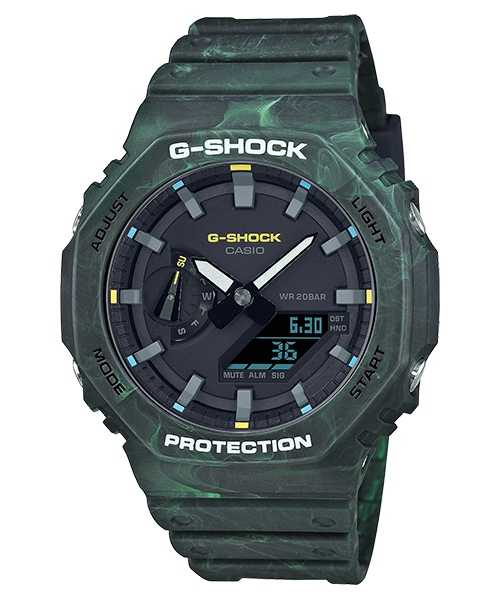 นาฬิกา Casio G-Shock Special Color MYSTIC FOREST series รุ่น GA-2100FR-3A ของแท้ รับประกัน1ปี