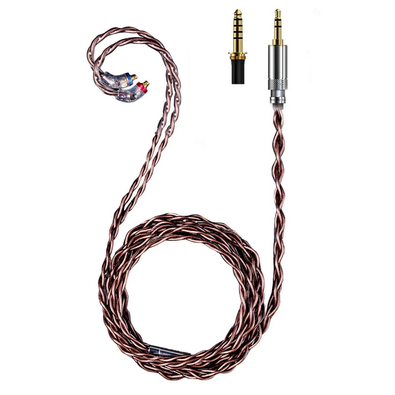 FiiO LC-RC 2024 รุ่นใหม่ปี 2024 สายอัพเกรดหูฟังทองแดงผลึกเดี่ยว Furukawa ถอดเปลี่ยนปลั๊กได้ ประกันศูนย์ไทย