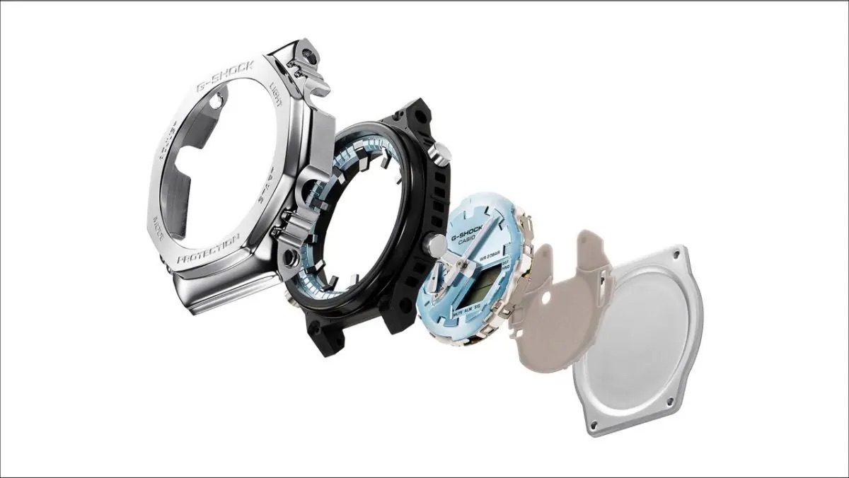 นาฬิกา Casio G-Shock Full Metal GM-2110D series รุ่น GM-2110D-2A ของแท้ รับประกัน1ปี