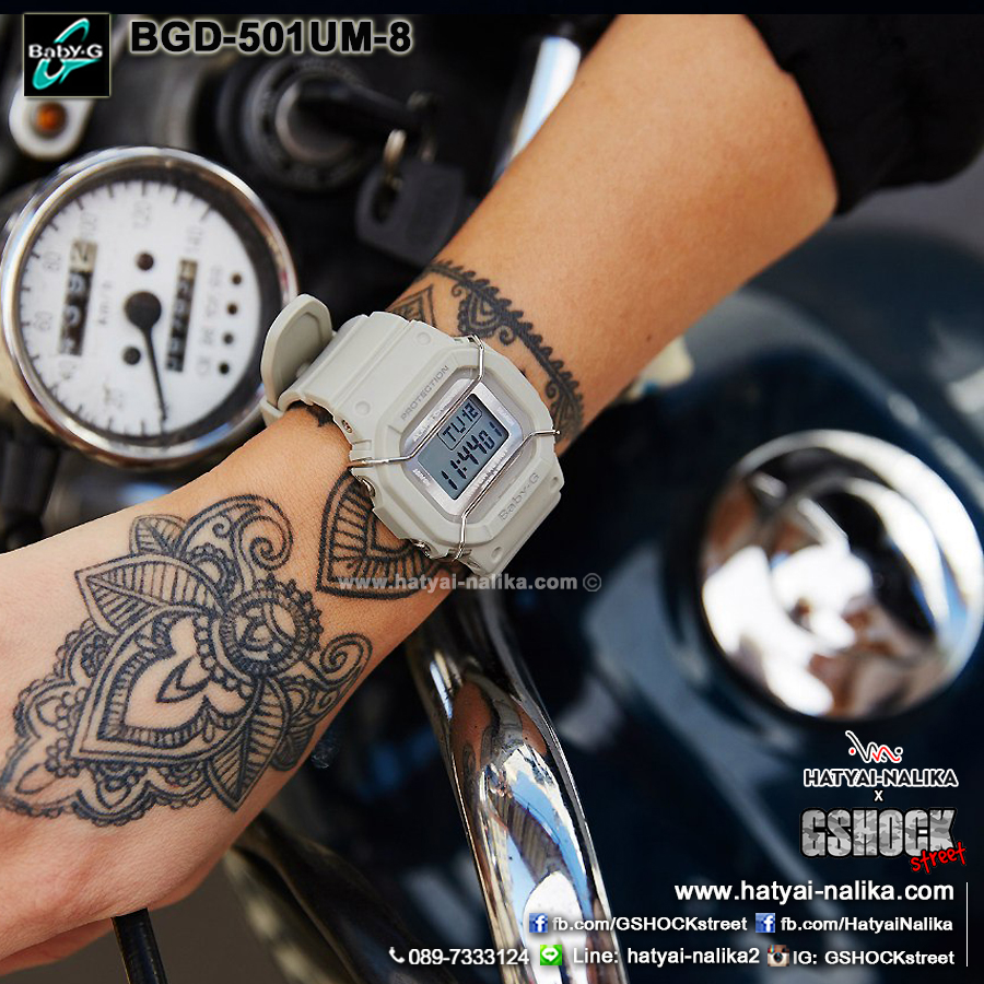 นาฬิกา Casio Baby-G Urban Military รุ่น BGD-501UM-8 ของแท้ รับประกัน1ปี