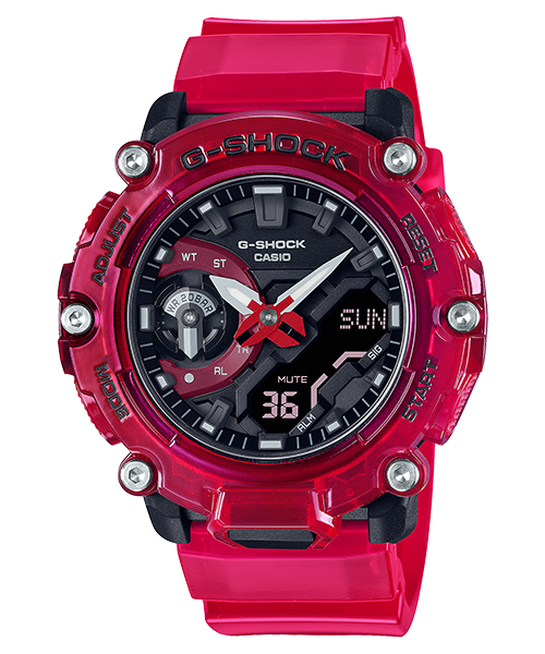 นาฬิกา Casio G-Shock Special Color SOUND WAVE series รุ่น GA-2200SKL-4A ของแท้ รับประกัน1ปี