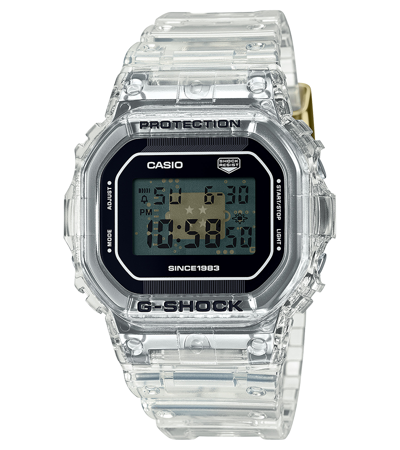 นาฬิกา Casio G-Shock 40th Anniversary CLEAR REMIX รุ่น DW-5040RX-7 ของแท้ รับประกัน1ปี