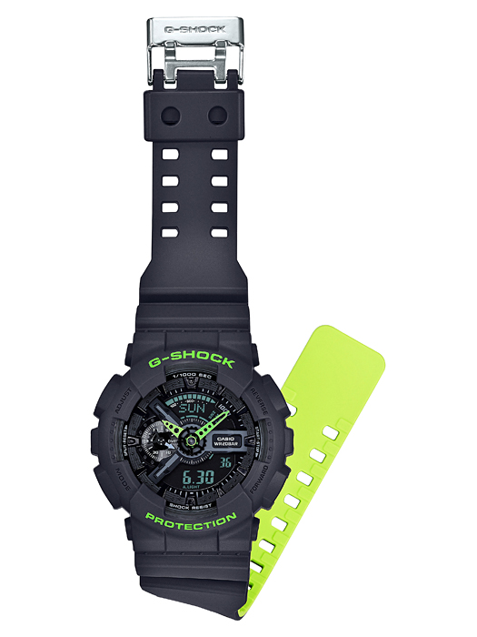 นาฬิกา Casio G-Shock GA-110LN Layered Neon colors series รุ่น GA-110LN-8A ของแท้ รับประกัน1ปี