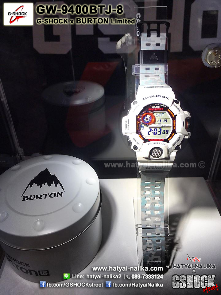 นาฬิกา Casio G-Shock Limited G-SHOCK x BURTON Collaboration รุ่น GW-9400BTJ-8 ของแท้ รับประกัน1ปี