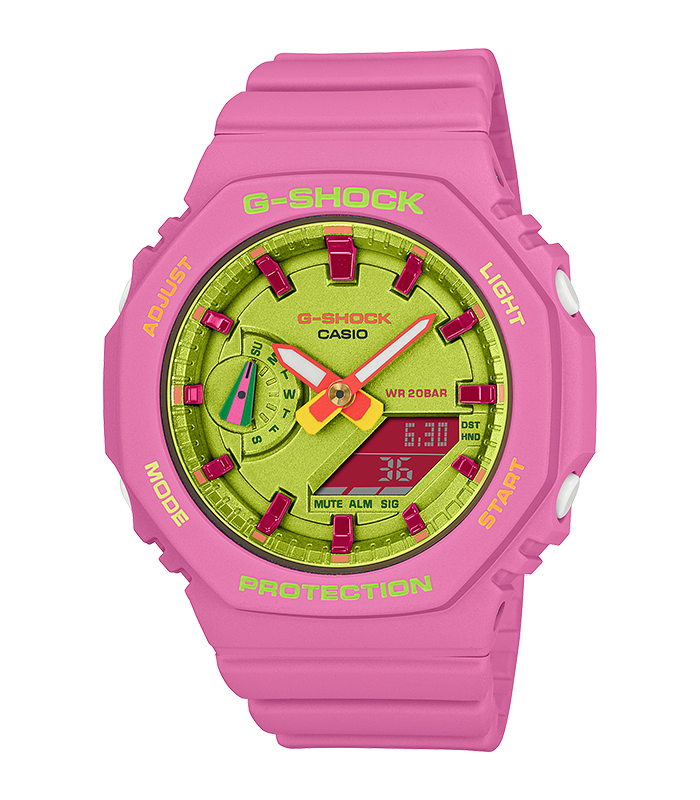 นาฬิกา Casio G-Shock Women ไซส์มินิ GMA-S2100BS Brighten Summer รุ่น GMA-S2100BS-4A ของแท้ รับประกัน1ปี