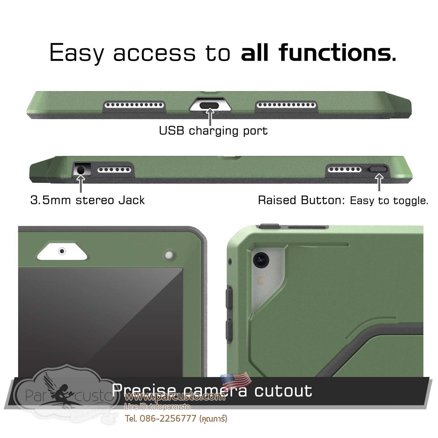 เคสกันกระแทก Apple iPad Pro 9.7 [Heavy Duty] จาก MoKo [Pre-order USA]