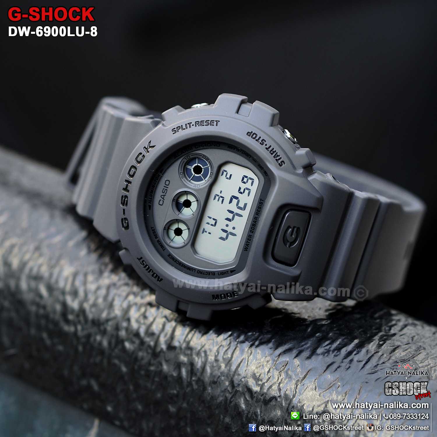 นาฬิกา Casio G-Shock DW-6900LU Layered Color Utility series รุ่น DW-6900LU-8 ของแท้ รับประกัน1ปี