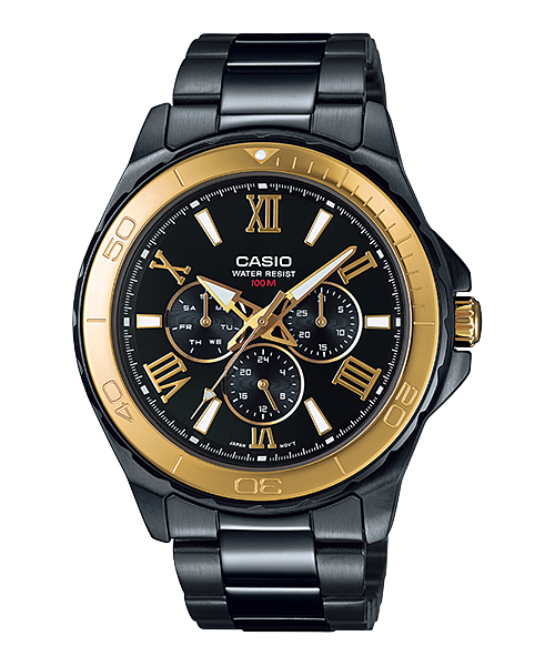 นาฬิกา คาสิโอ Casio STANDARD Analog'men รุ่น MTD-1075BK-1A9V