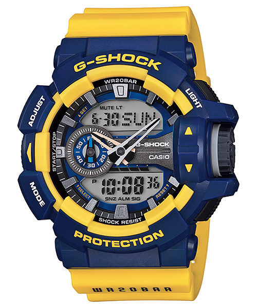 นาฬิกา คาสิโอ Casio G-Shock Standard Analog-Digital รุ่น GA-400-9B “Wolverine”