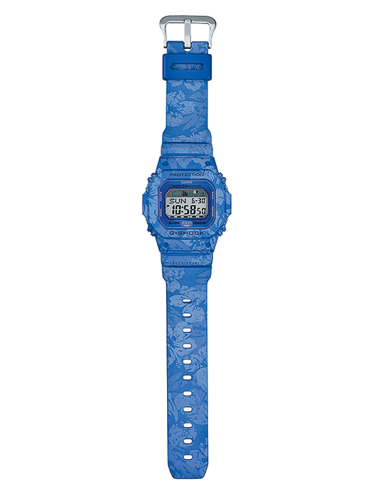 นาฬิกา Casio G-Shock Limited Vintage Flower Pattern series รุ่น GLX-5600F-2 "บลูฮาวาย" ของแท้ รับประกัน1ปี