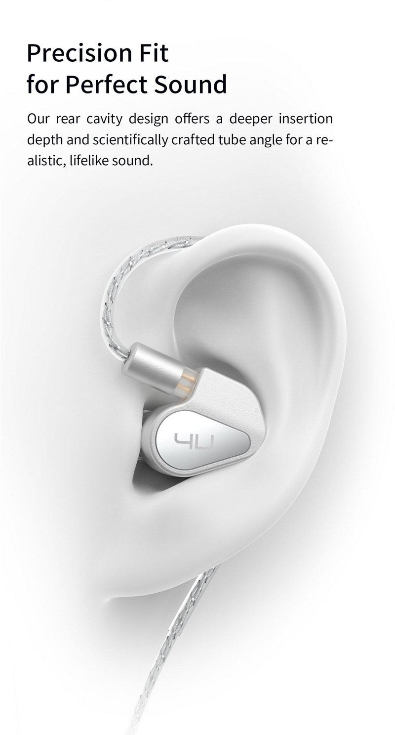 TANCHJIM 4U หูฟัง IEMs ไดรเวอร์ไดนามิก เทคโนโลยี DMT4 Ultra ปรับโทนเสียงได้ ประกันศูนย์ไทย