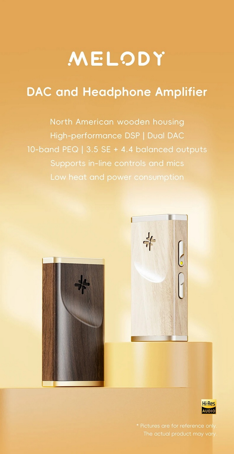 SNOWSKY Melody DAC/AMP ชิป DAC Cirrus Logic 43131 บอดี้ไม้แท้ ปรับ EQ ได้ผ่านแอป เสียงเที่ยงตรง ประกันศูนย์ไทย