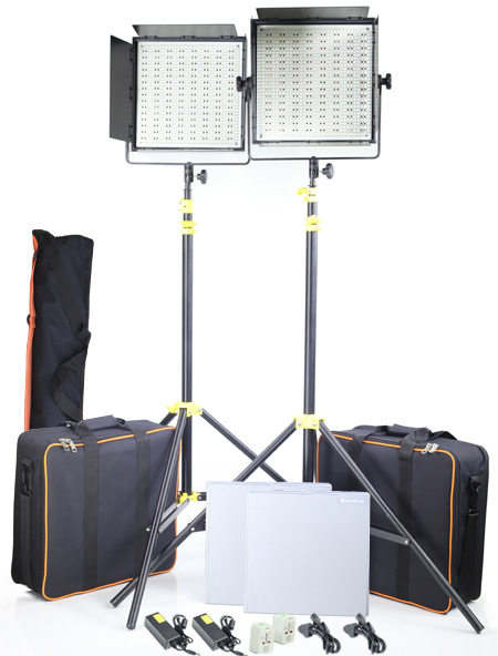 Camtree 2 pcs.1000 Bi-color Led Lights Kit ชุดไฟสตูดิโอ