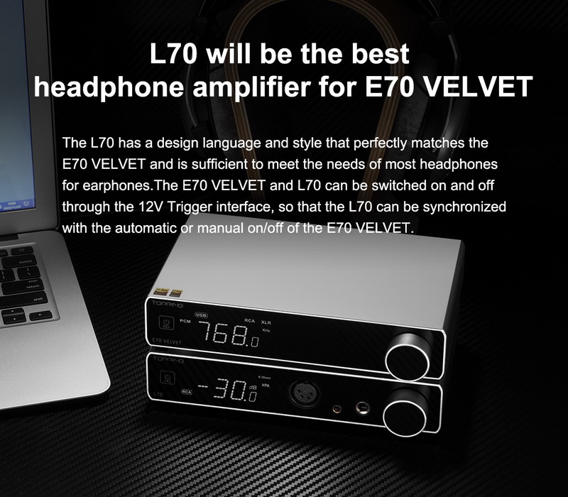 Topping E70 Velvet DAC ตั้งโต๊ะระดับเรือธง รองรับ Dual Hi-RES ประกันศูนย์ไทย