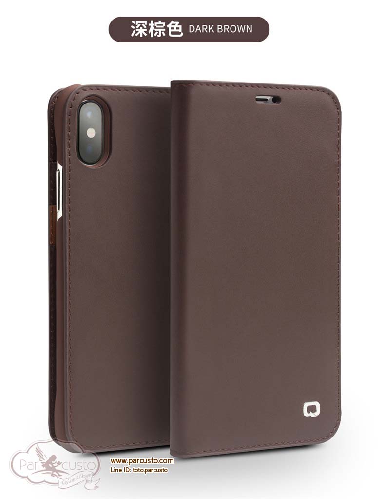 เคสหนังแท้ Apple iPhone X จาก QIALINO [Pre-order]