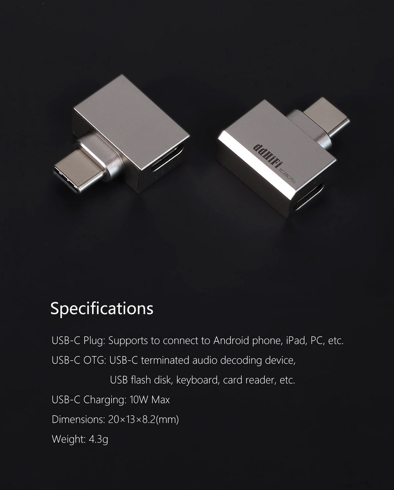 DD TC28CPro อะแดปเตอร์ แปลง TypeC เป็น TypeC OTG สำหรับเครื่องเสียง