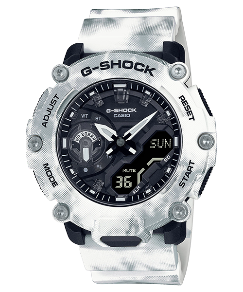 นาฬิกา Casio G-Shock Special Color GRUNGE SNOW CAMOUFLAGE series รุ่น GA-2200GC-7A ของแท้ รับประกัน1ปี