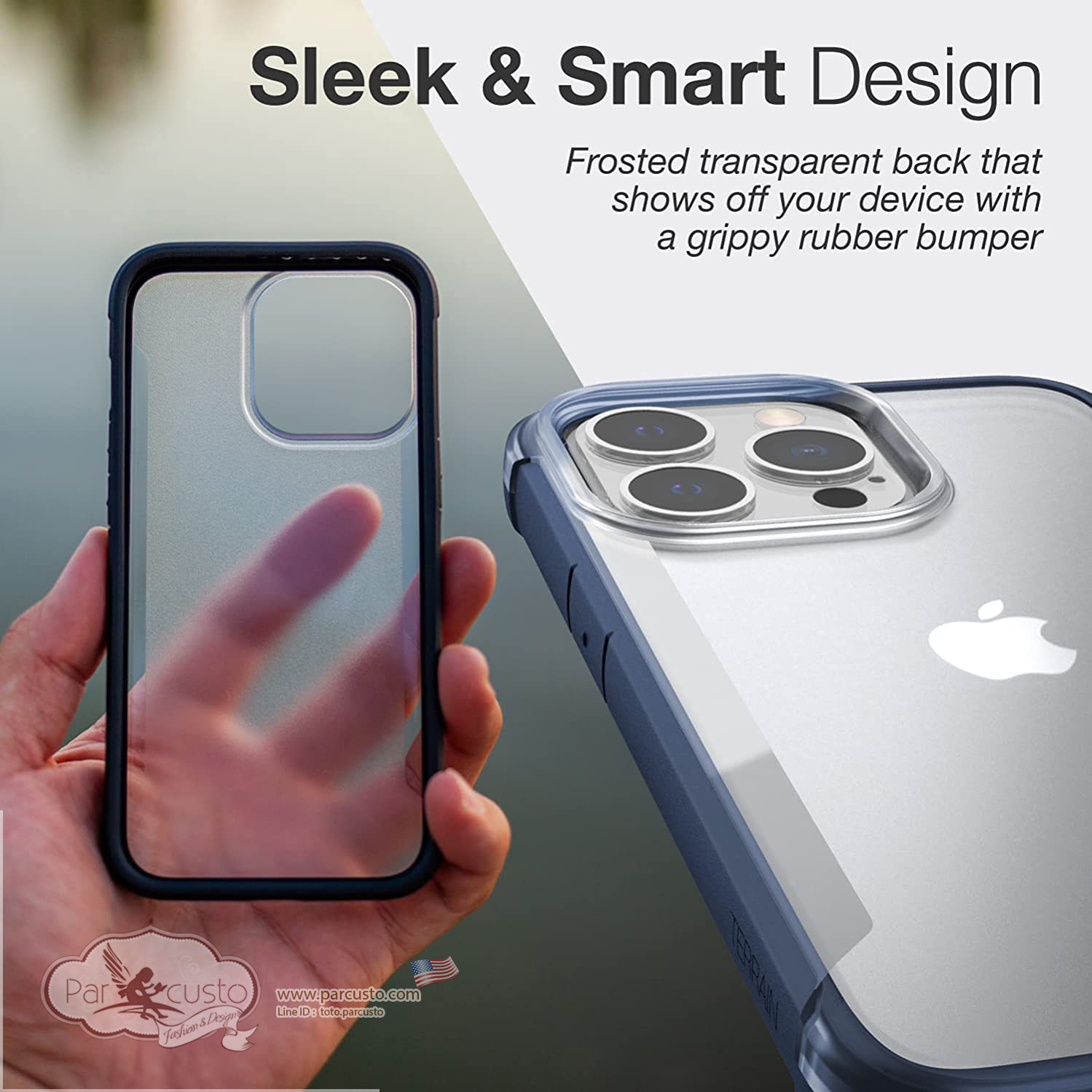 เคสกันกระแทกรักษ์โลกสำหรับ iPhone 13 Pro Max [Terrain] จาก Raptic [Pre-order USA]