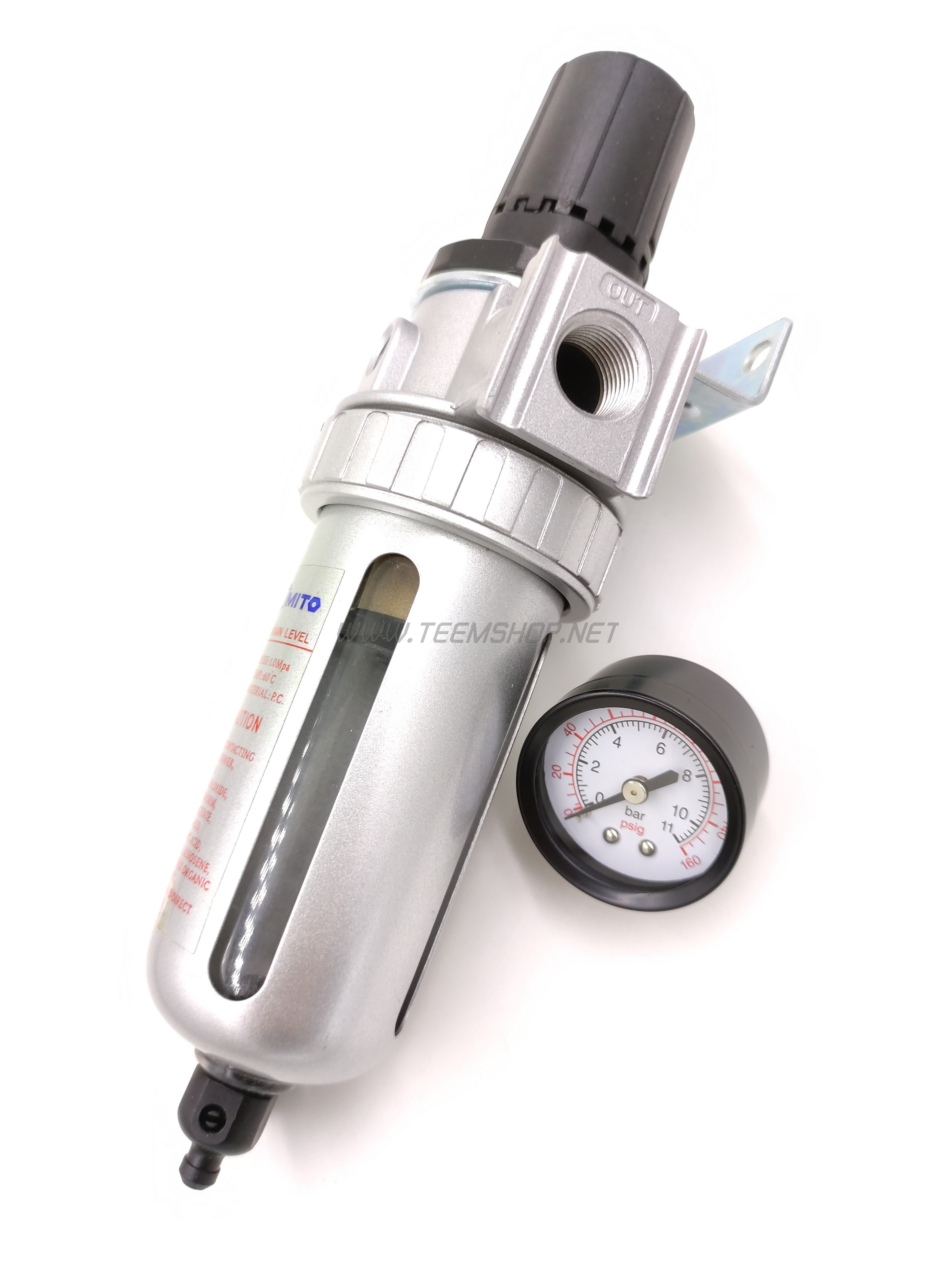 MITO ชุดฟิลเตอร์พร้อมตัวตั้งลม 3หุน 3/8" NO.FR803 Made in Taiwan