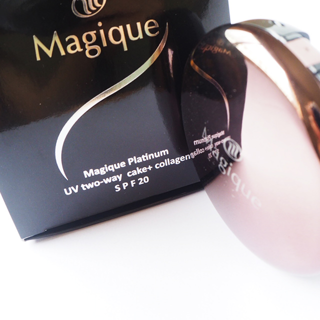 แป้งเมจิกแพลตตินัม ตลับจริงขนาด 14 กรัม -สี M1- Pink White ( ขาวชมพู )