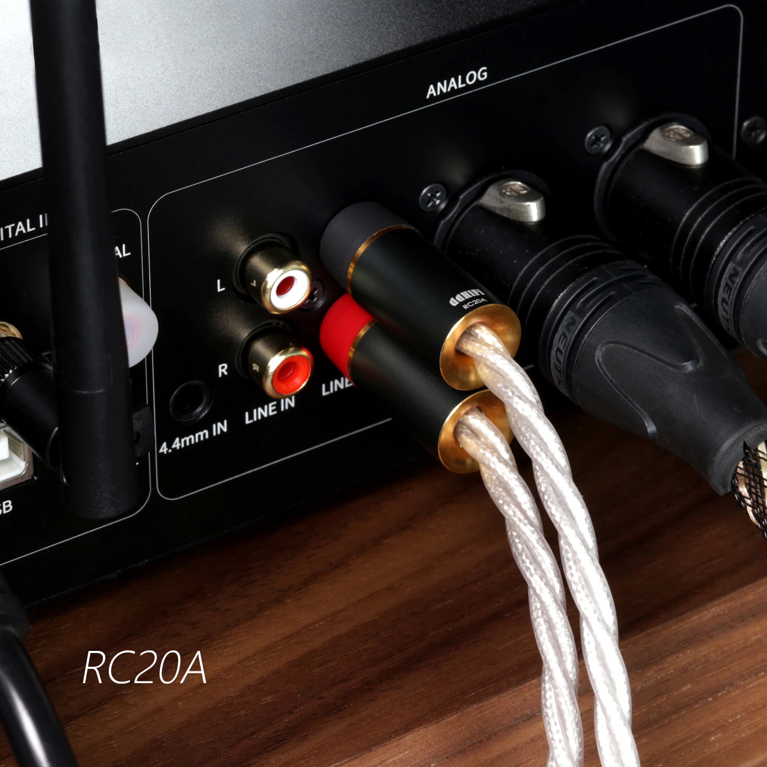DD RC20A สาย RCA ทองแดง PCOCC สำหรับ DAC/AMP