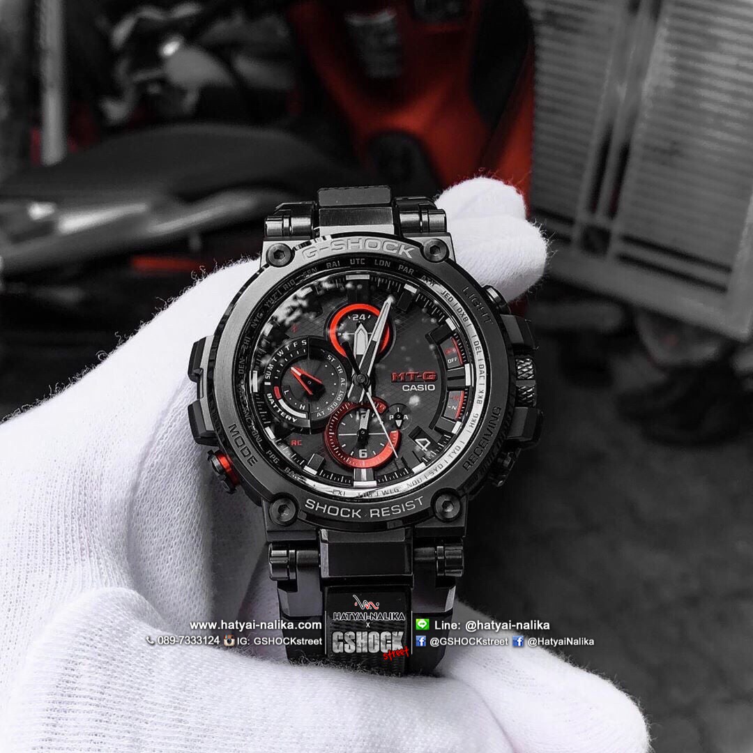 นาฬิกา Casio G-SHOCK Premium model MTG-B1000 series GPS Hybrid WaveCeptor with Bluetooth รุ่น MTG-B1000B-1A "Made in Japan" ของแท้ รับประกัน1ปี