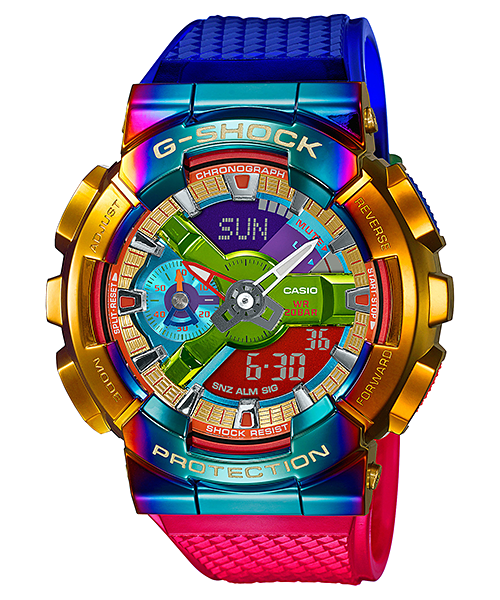 นาฬิกา Casio G-Shock ANALOG-DIGITAL GM-110 series รุ่น GM-110RB-2A ของแท้ รับประกัน1ปี