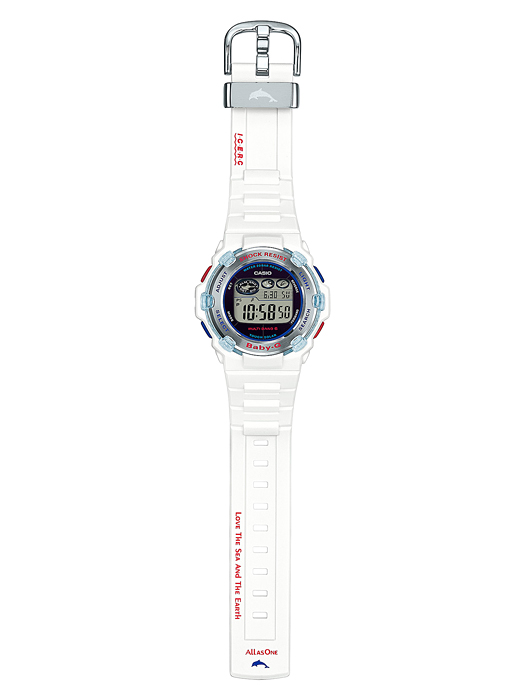 นาฬิกา Casio BABY-G Dolphin & Whale series Love the Sea and The Earth 2017 Japan Limited Tough Solar รุ่น BGR-3007K-7JR (นำเข้าJapan) JAPAN ONLY ไม่มีขายในไทย (หายากมาก) ของแท้ รับประกัน1ปี