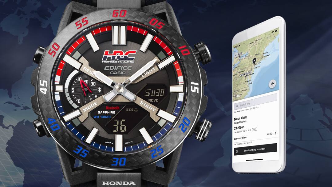 นาฬิกา Casio EDIFICE x Honda Racing Limited รุ่น ECB-2000HR-1A ของแท้ รับประกัน1ปี
