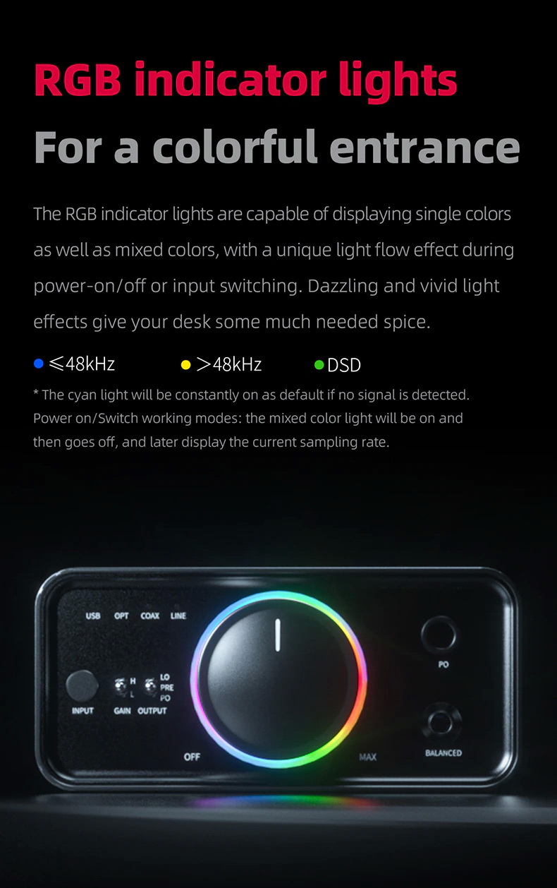 FiiO K7 True balanced DAC/Amp ตั้งโต๊ะ กำลังขับสูง ประกันศูนย์ไทย