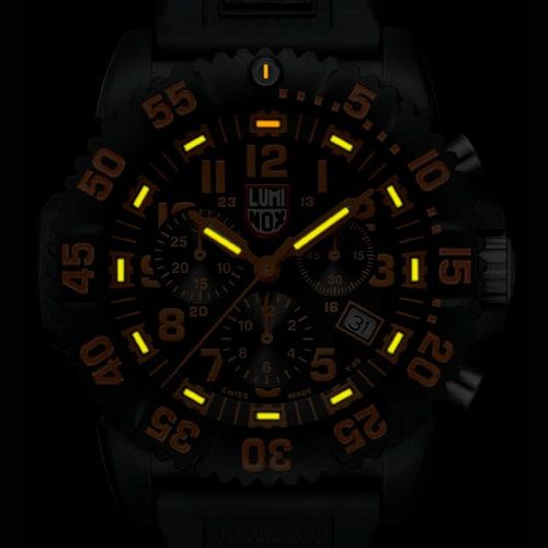 นาฬิกา Luminox รุ่น LUMINOX XS.3089 Men's Navy SEAL Orange Colormark Chronograph