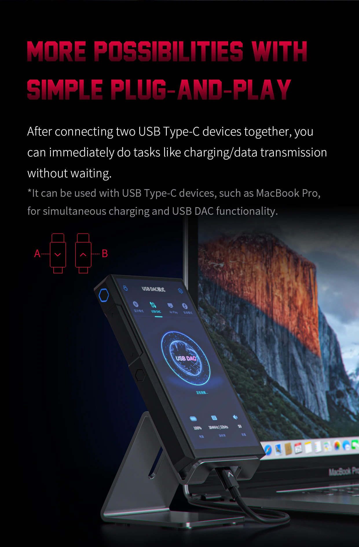 ขาย FiiO LT-TC3 สายชาร์จ/ดาต้า USB-C to USB-C สำหรับ มือถือ Androis ต่อกับ DAP