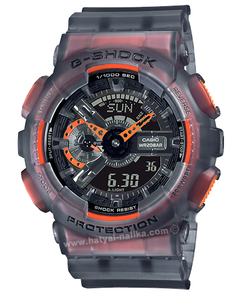 นาฬิกา Casio G-Shock Special Light Skeleton Color series รุ่น GA-110LS-1A ของแท้ รับประกัน1ปี