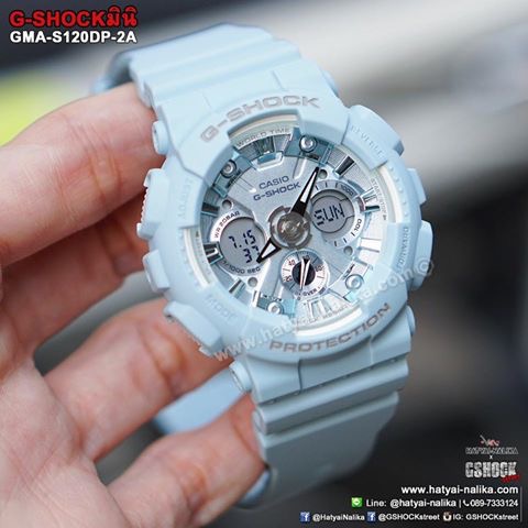นาฬิกา Casio G-Shock มินิ S-Series GMA-S120DP series รุ่น GMA-S120DP-2A ของแท้ รับประกัน1ปี